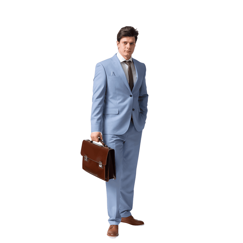 Azure Slim Suit Image